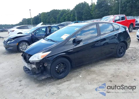 2013 Toyota Prius Two z USA, uszkodzony, nr VIN JTDKN3DU6D5646936